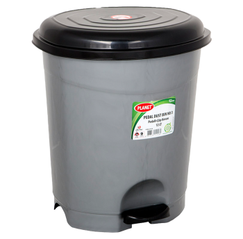 Відро для сміття з педаллю Planet №3 12 л металік