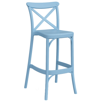 Стілець барний Tilia Capri 75 см блакитний