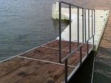 фото комплектующие понтона 3 фото ограждение на понтоне